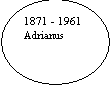 Ovaal: 1871 - 1961
Adrianus
